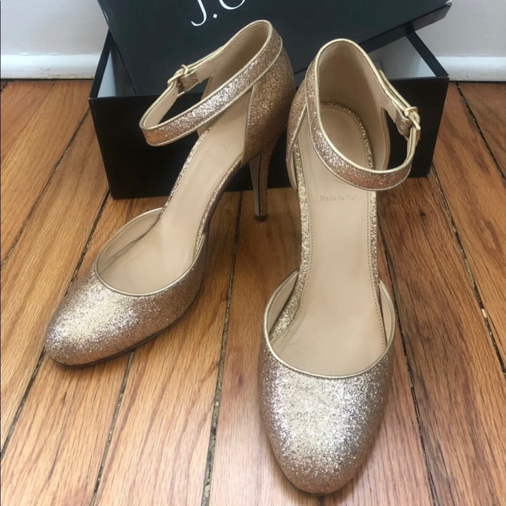 Gold Metallic J.Crew Pumps